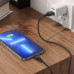 HOCO kábel USB A na Lightning 2,4A X90 1m čierny