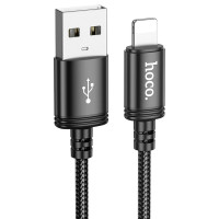 HOCO kábel USB A na Lightning 2,4A X91 3 m čierny