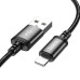 HOCO kábel USB A na Lightning 2,4A X91 3 m čierny