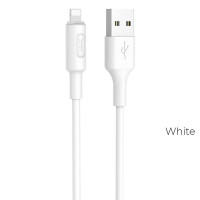 HOCO kábel USB A na Lightning 2A X25 1 m biely