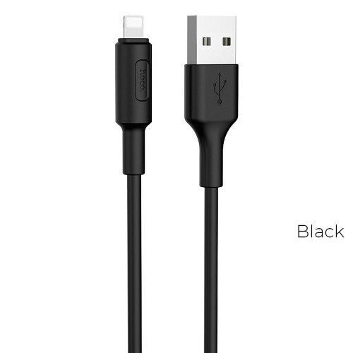HOCO kábel USB A na Lightning 2A X25 1 m čierny