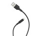 HOCO kábel USB A na Lightning 2A X25 1 m čierny