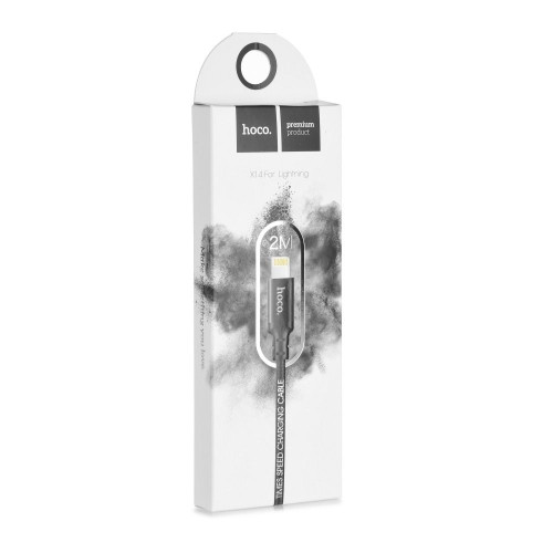 HOCO kábel USB A na Lightning X14 2 m čierny