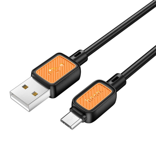 HOCO kábel USB A na Micro USB 2,4A X108 1 m čierny