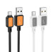 HOCO kábel USB A na Micro USB 2,4A X108 1 m čierny