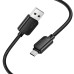 HOCO kábel USB A na Micro USB 2,4A X113 1 m čierny