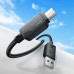 HOCO kábel USB A na Micro USB 2,4A X113 1 m čierny
