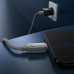 HOCO kábel USB A na Micro USB 2,4A X113 1 m sivý