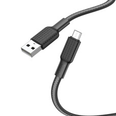 HOCO kábel USB A na Micro USB 2,4A X69 1 m čierny biely