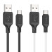 HOCO kábel USB A na Micro USB 2,4A X90 1m biely