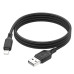 HOCO kábel USB A na Micro USB 2,4A X90 1m čierny