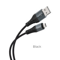 HOCO kábel USB A na Micro USB X38 1 m čierny