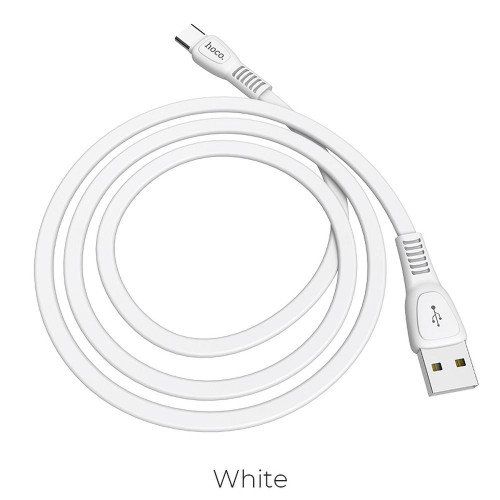HOCO kábel USB A na typ C 2,4A X40 1 m biely