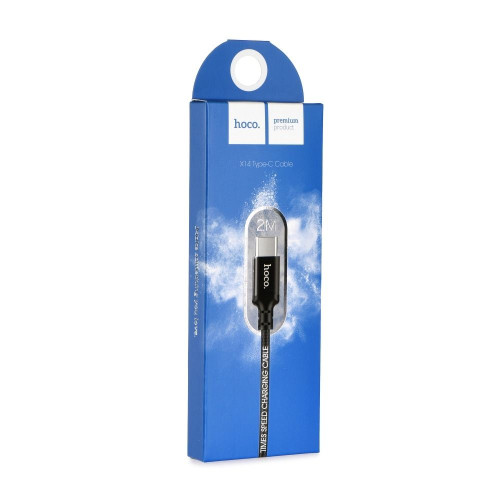 HOCO kábel USB A na typ C 2A X14 2 m čierny