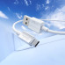 HOCO kábel USB A na typ C 3A X107 1 m biely