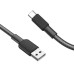 HOCO kábel USB A na typ C 3A X69 1 m čierny biely