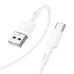 HOCO kábel USB A na typ C 3A X83 1 m biely
