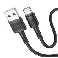 HOCO kábel USB A na typ C 3A X83 1 m čierny
