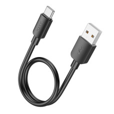 HOCO kábel USB A na typ C PD 2,4A 27W X96 0,25 m čierny