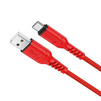 HOCO kábel USB A na typ C QC 3A X59 1 m červený