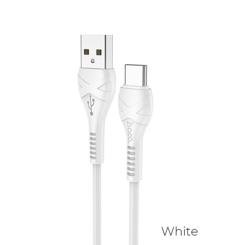 HOCO kábel USB A na typ C X37 1 m biely