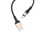 HOCO kábel USB A na Type-C 2A X26 1 m čierny zlatý
