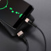 HOCO kábel USB A na Type-C 2A X26 1 m čierny zlatý