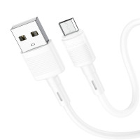 HOCO kábel USB na Micro 2,4A X83 1 m biely
