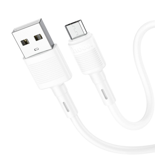 HOCO kábel USB na Micro 2,4A X83 1 m biely