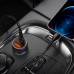 HOCO nabíjačka do auta USB A + typ C + kábel typ C na Lightning PD QC3.0 3A 20W Z46A zafírovo modrá