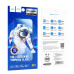 HOCO tvrdené sklo HD 5D Guardian shield (SET 10v1) - pre iPhone 15 Pro Max čierne (G14)