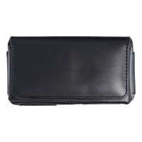 Horizontálne univerzálne puzdro CLASSIC 100A model 10 pre (Iphone X / Samsung S5/S7/A5/J5/Xcover 3 / Huawei P8 Lite) čierne
