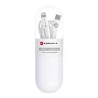 Kábel FORCELL C291 typ C na Lighninng PD 27W TUBE 1 m biely