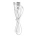 Kábel FORCELL C316 USB A na Lightning 1A TUBE 1 m biely