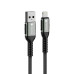 Kábel FORCELL F-ENERGY C257 USB A na Lightning 2,4A 12W Cafule 1,2 m čierny