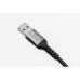 Kábel FORCELL F-ENERGY C257 USB A na Lightning 2,4A 12W Cafule 1,2 m čierny