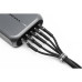 Kábel FORCELL F-ENERGY C257 USB A na Lightning 2,4A 12W Cafule 1,2 m čierny