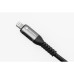 Kábel FORCELL F-ENERGY C257 USB A na Lightning 2,4A 12W Cafule 1,2 m čierny