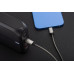 Kábel FORCELL F-ENERGY Metal C238 Type C to Lightning PD QC3.0 3A 27W 1 m strieborný