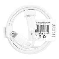 Kábel typu C na Lightning PD 2A 18W C973 1 m biely