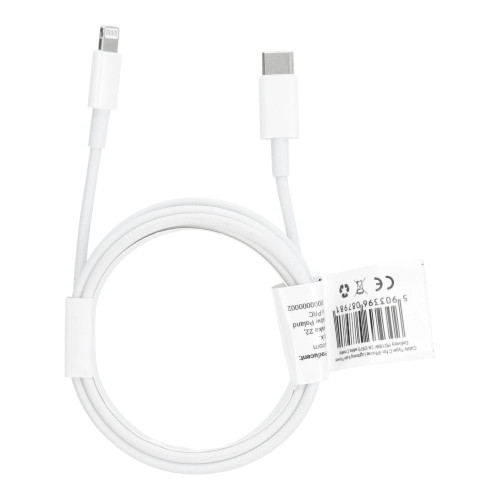 Kábel typu C na Lightning PD 2A 18W C973 2 m biely