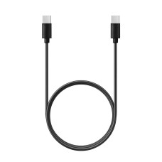 Kábel typu C na typ C PD QC 3A 60W C296 (dlhý konektor 8 mm) 1 m čierny