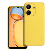 Kožené puzdro pre XIAOMI Redmi 13C / POCO C65 žlté