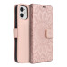 MEZZO Book puzdro pre IPHONE 12 / 12 Pro mandala rose gold