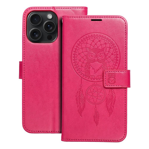 MEZZO Book puzdro pre IPHONE 15 Pro Max dreamcatcher magenta