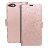 MEZZO Book puzdro pre IPHONE 7 / 8 / SE 2020 / SE 2022 mandala rose gold