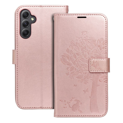 MEZZO Book puzdro pre SAMSUNG A34 5G tree rose gold