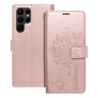 MEZZO Book puzdro pre SAMSUNG S22 Ultra tree rose gold