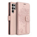 MEZZO Book puzdro pre SAMSUNG S22 Ultra tree rose gold