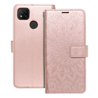 MEZZO Book puzdro pre XIAOMI Redmi 9C / 9C NFC mandala rose gold